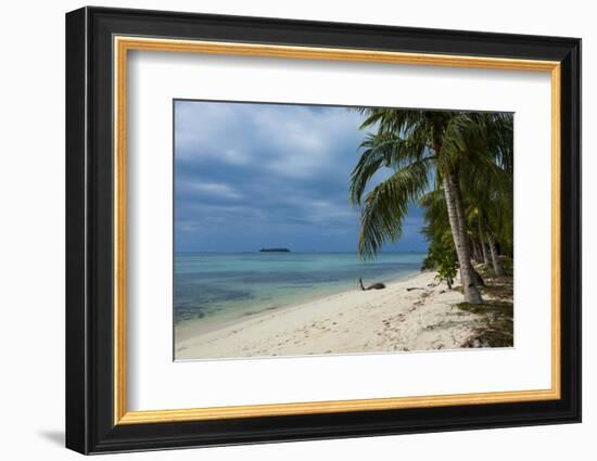 Micro Beach on Garapan, Saipan, Northern Marianas, Central Pacific, Pacific-Michael Runkel-Framed Photographic Print