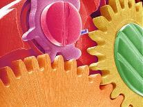 Multicolored Watch Gears-Micro Discovery-Photographic Print