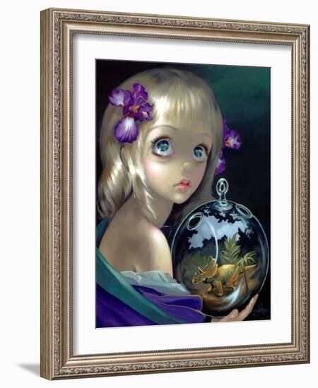 Microcosm: Triceratops-Jasmine Becket-Griffith-Framed Art Print