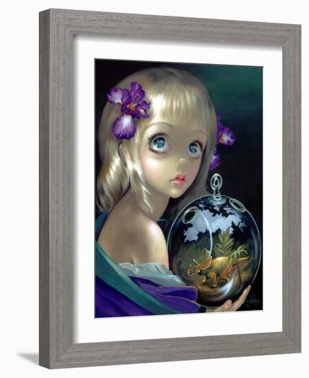 Microcosm: Triceratops-Jasmine Becket-Griffith-Framed Art Print