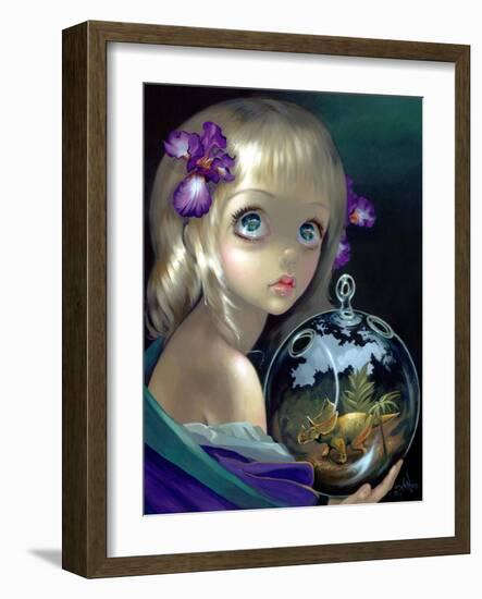 Microcosm: Triceratops-Jasmine Becket-Griffith-Framed Art Print