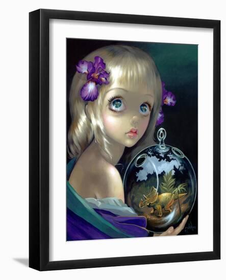 Microcosm: Triceratops-Jasmine Becket-Griffith-Framed Art Print