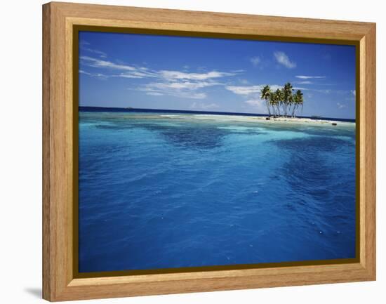 Micronesia, Tonowas, View of Idyllic Tropical Dublon Island-Stuart Westmorland-Framed Premier Image Canvas