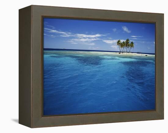 Micronesia, Tonowas, View of Idyllic Tropical Dublon Island-Stuart Westmorland-Framed Premier Image Canvas