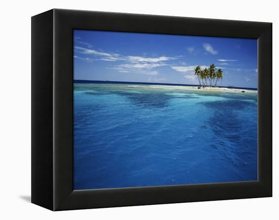 Micronesia, Tonowas, View of Idyllic Tropical Dublon Island-Stuart Westmorland-Framed Premier Image Canvas