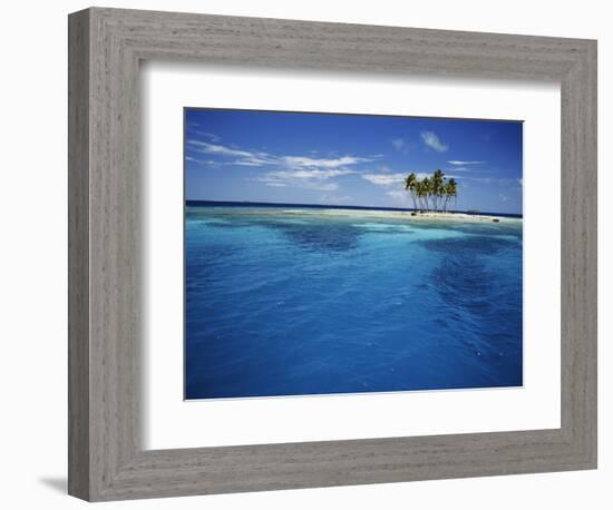 Micronesia, Tonowas, View of Idyllic Tropical Dublon Island-Stuart Westmorland-Framed Photographic Print