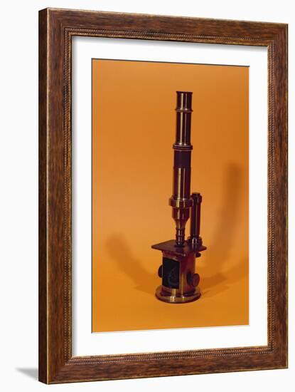 Microscope Belonging to Louis Pasteur-French School-Framed Giclee Print