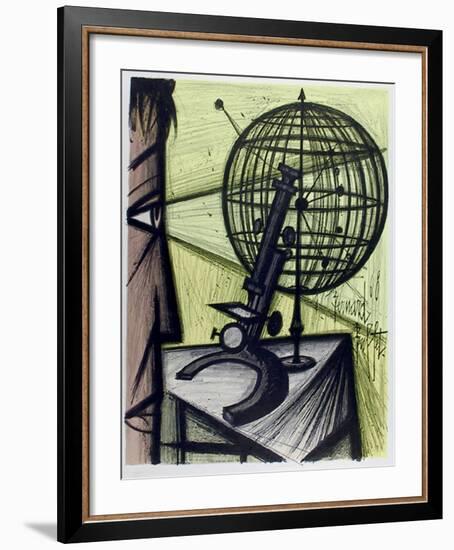 Microscope-Bernard Buffet-Framed Collectable Print