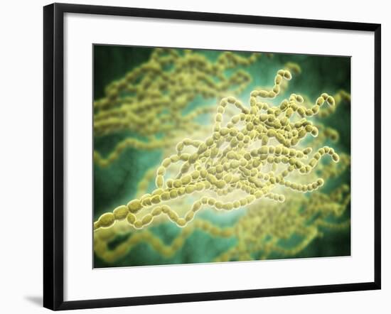 Microscopic View of Penicillium Expansum-null-Framed Art Print