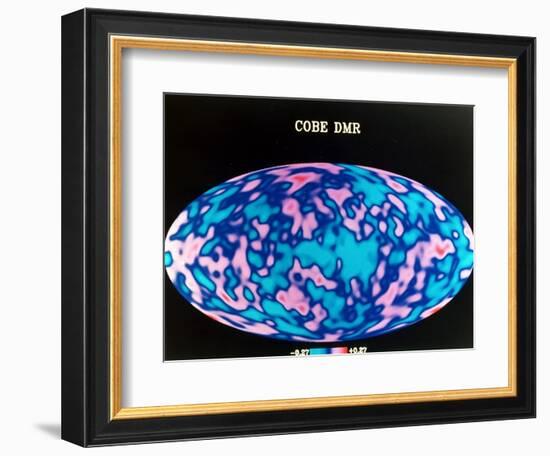 Microwave Map of Whole Sky, C1990S-null-Framed Giclee Print