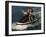 Mid Adult Couple Riding a Jet Ski-null-Framed Photographic Print