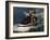 Mid Adult Couple Riding a Jet Ski-null-Framed Photographic Print