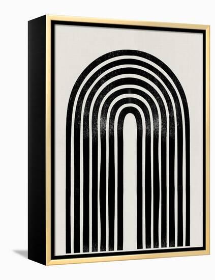 Mid Century Abstract Geometric IV-Eline Isaksen-Framed Stretched Canvas