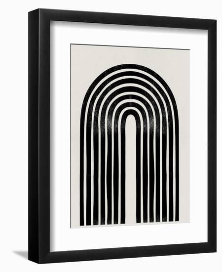 Mid Century Abstract Geometric IV-Eline Isaksen-Framed Art Print