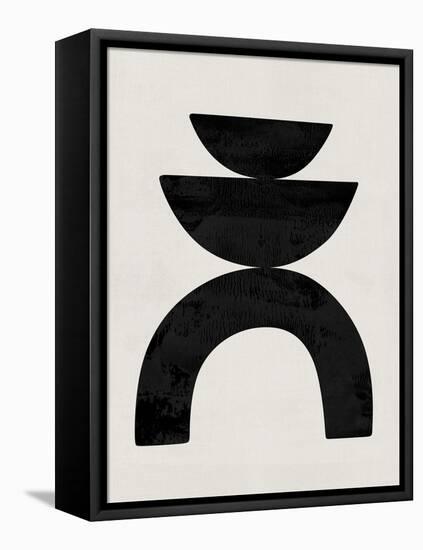 Mid Century Abstract Shapes I-Eline Isaksen-Framed Stretched Canvas