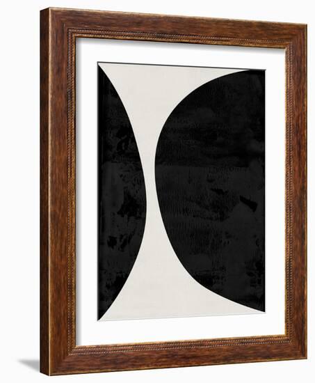 Mid Century Abstract Shapes II-Eline Isaksen-Framed Art Print