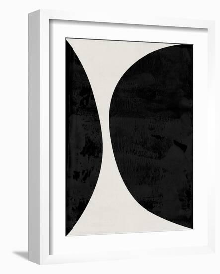 Mid Century Abstract Shapes II-Eline Isaksen-Framed Art Print