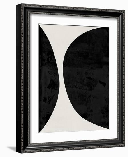 Mid Century Abstract Shapes II-Eline Isaksen-Framed Art Print