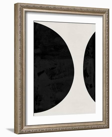 Mid Century Abstract Shapes IV-Eline Isaksen-Framed Art Print