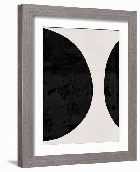 Mid Century Abstract Shapes IV-Eline Isaksen-Framed Art Print