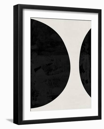 Mid Century Abstract Shapes IV-Eline Isaksen-Framed Art Print