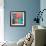 Mid-Century Abstract-Cyborgwitch-Framed Art Print displayed on a wall