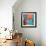 Mid-Century Abstract-Cyborgwitch-Framed Art Print displayed on a wall
