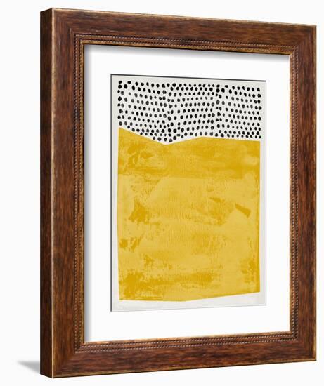 Mid Century Amber Study-Eline Isaksen-Framed Premium Giclee Print