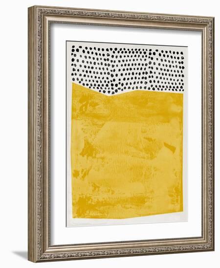 Mid Century Amber Study-Eline Isaksen-Framed Art Print