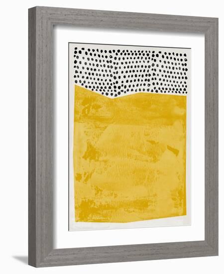 Mid Century Amber Study-Eline Isaksen-Framed Art Print