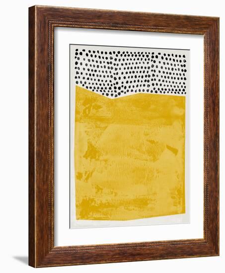 Mid Century Amber Study-Eline Isaksen-Framed Art Print