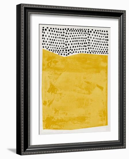 Mid Century Amber Study-Eline Isaksen-Framed Art Print