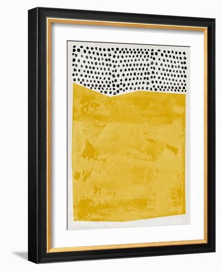 Mid Century Amber Study-Eline Isaksen-Framed Art Print