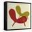 Mid Century Chair Collage I-Anita Nilsson-Framed Stretched Canvas