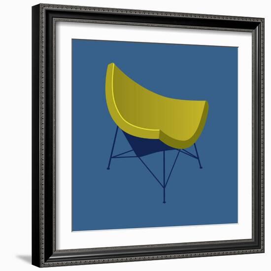 Mid Century Chair I-Sloane Addison ?-Framed Art Print
