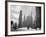 Mid-Century Chicago, Looking Down Michigan Avenue, 1951-null-Framed Photo