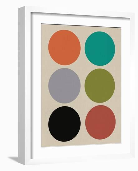 Mid Century Colors IV-Eline Isaksen-Framed Art Print