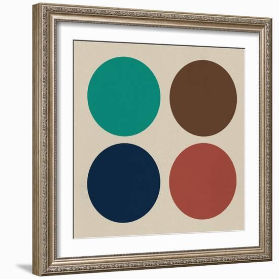 Mid Century Colors-Eline Isaksen-Framed Art Print