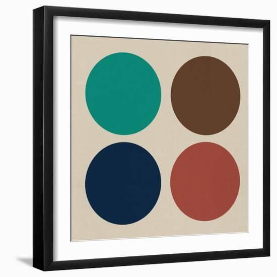 Mid Century Colors-Eline Isaksen-Framed Art Print