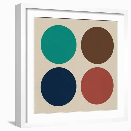 Mid Century Colors-Eline Isaksen-Framed Art Print