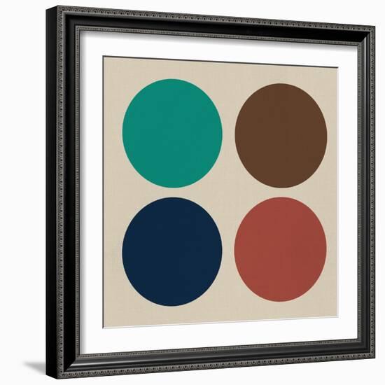 Mid Century Colors-Eline Isaksen-Framed Art Print