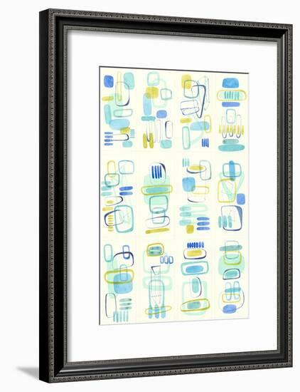 Mid Century Exploration II-Nikki Galapon-Framed Art Print