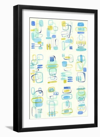 Mid Century Exploration II-Nikki Galapon-Framed Art Print