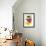 Mid Century Floating Bowls III-Eline Isaksen-Framed Art Print displayed on a wall