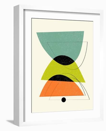 Mid Century Floating Bowls IV-Eline Isaksen-Framed Art Print