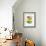 Mid Century Floating Bowls V-Eline Isaksen-Framed Art Print displayed on a wall