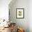 Mid Century Floating Bowls V-Eline Isaksen-Framed Art Print displayed on a wall