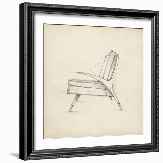 Mid Century Furniture Design II-Ethan Harper-Framed Art Print