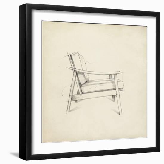 Mid Century Furniture Design III-Ethan Harper-Framed Art Print