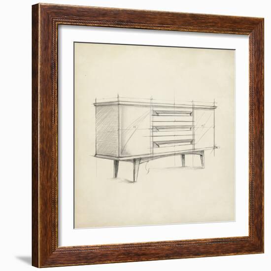 Mid Century Furniture Design V-Ethan Harper-Framed Art Print